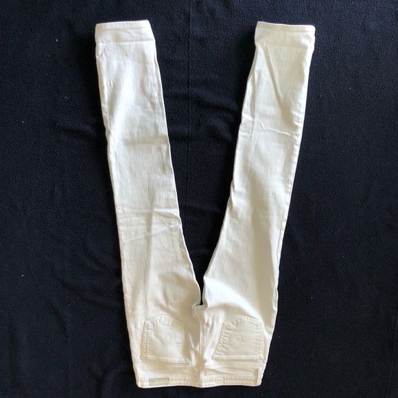AG the Stevie Slim Straight White Jean - Picture 7 of 7